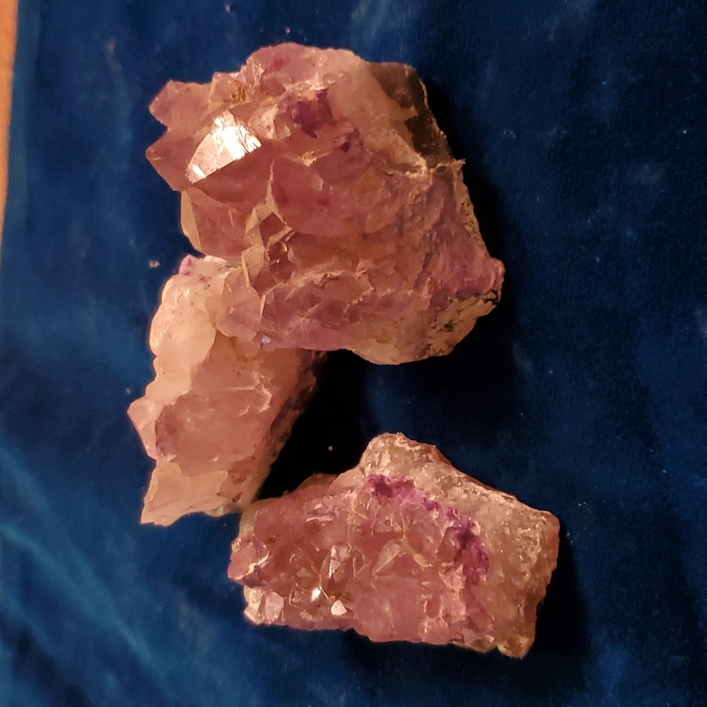 Amethyst clusters